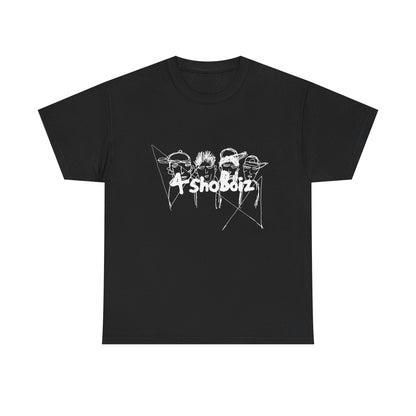 T-Shirt — ‘4 Sho Boiz’ Sketch Band Graphic Tee