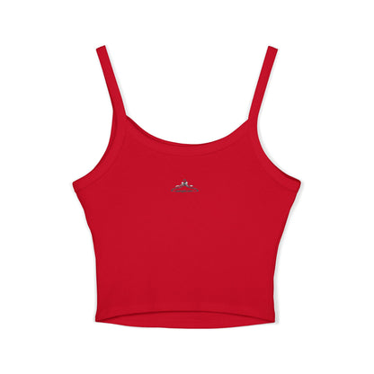 Not Cute Anymore Tank Top — Women's Spaghetti Strap Graphic Crop
