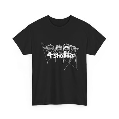 T-Shirt — ‘4 Sho Boiz’ Sketch Band Graphic Tee